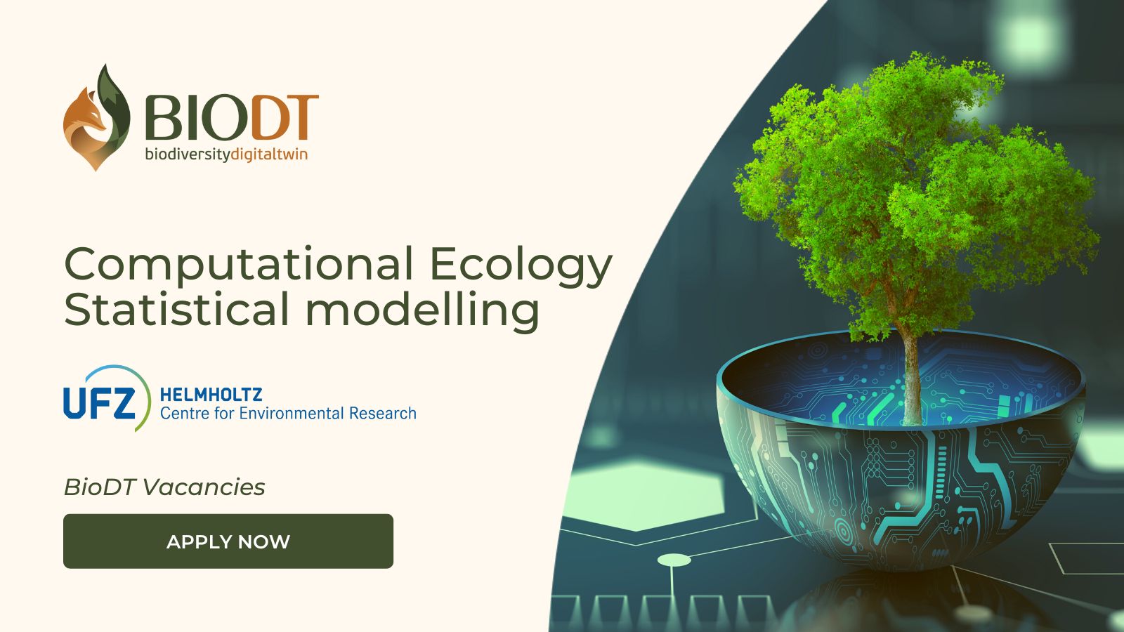 Position in Computational Ecology - Statistical modelling