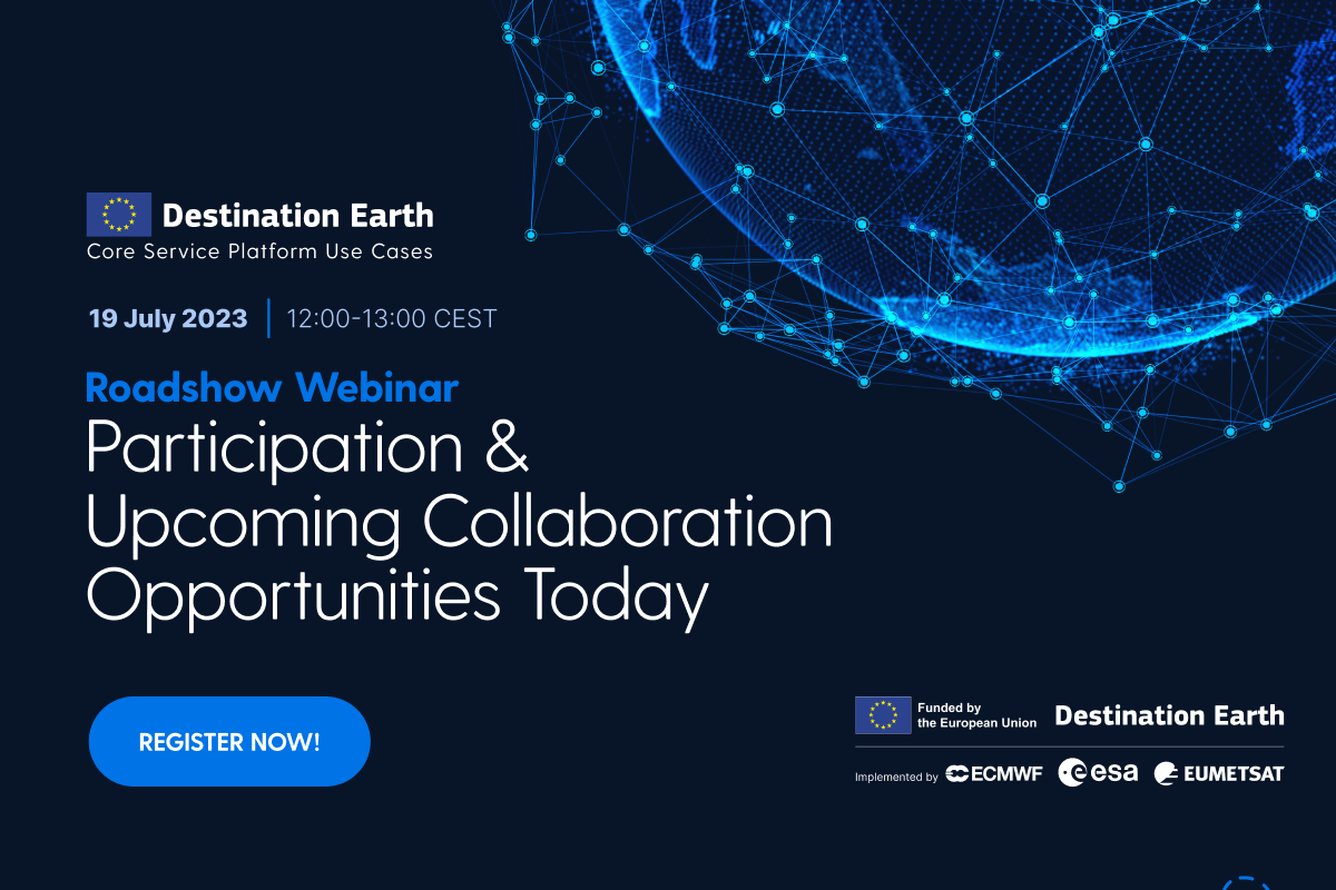 Destination Earth webinar July 2023