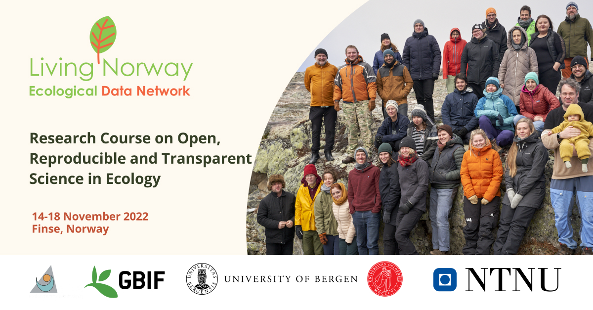 Open, Reproducible, and Transparent Science in Ecology Course in Finse